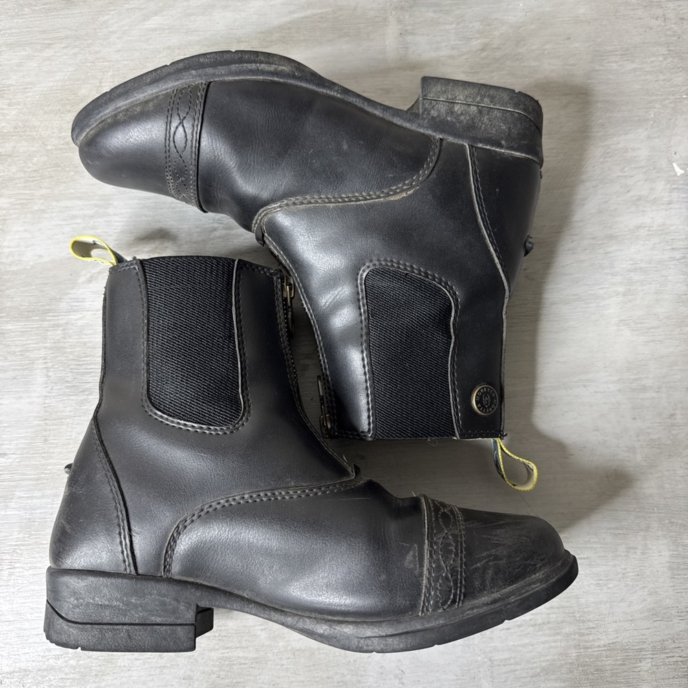 Moretta Action Flex Black Leather Women's Equestrian Riding Boot Size 4 Clio - Picture 2 of 10